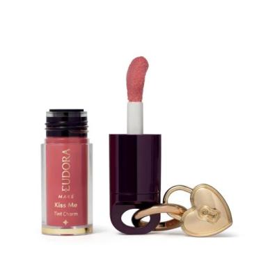 Imagem de Lip Oil Tint Charm Pink Eudora Make Kiss Me 2ml