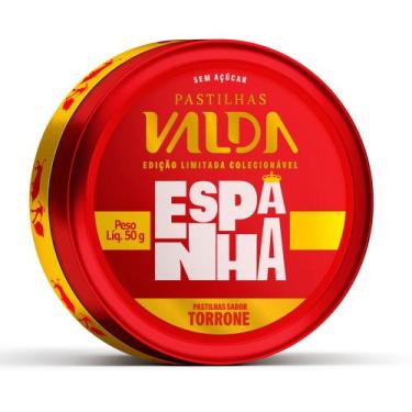 Imagem de Pastilhas Valda Espanha Sabor Torrone Sem Açúcar Edição Limitada Colec