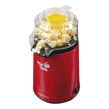 Imagem de Pipoqueira Agratto Pop Cine PP01 VM 1200W Vermelha 110V com Copo Dosador para Pipoca