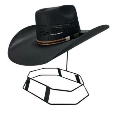 Imagem de Chapéu Country Eldorado Oficial Bangora American Bulls Preto Encaixe P