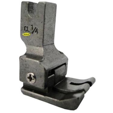 Imagem de Calcador Pesponto Lado Esquerdo CL 1/4 Para Máquina De Costura Reta In