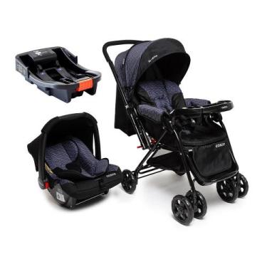 Imagem de Carrinho de Bebê Reverse Travel Sistem Trio Cosco Kids Preto