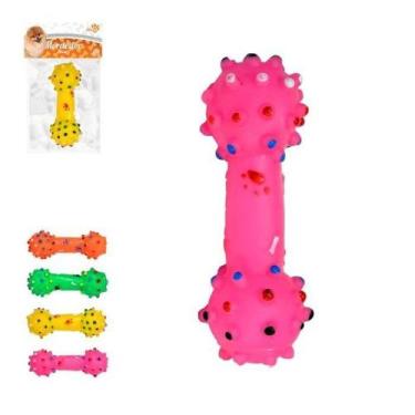 Imagem de Pet Mordedor Osso com Cravos Cachorro Brinquedo 7,5 cm - Art Pet
