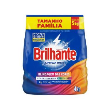 Imagem de Sabão em Pó Brilhante Limpeza Total - Blindagem das Cores 4kg