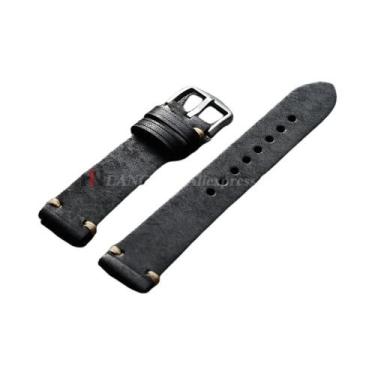 Imagem de Pulseiras De Relógio Em Couro Matte 18mm-22mm Com Liberação Rápida E C