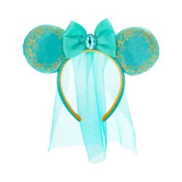 Imagem de Tiara De Orelhas De Pelúcia Com Lantejoulas Da Minnie Mouse Da Disney 