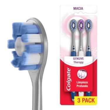 Imagem de Colgate Gengiva Therapy Escova Dental Macia, 3 Unidades