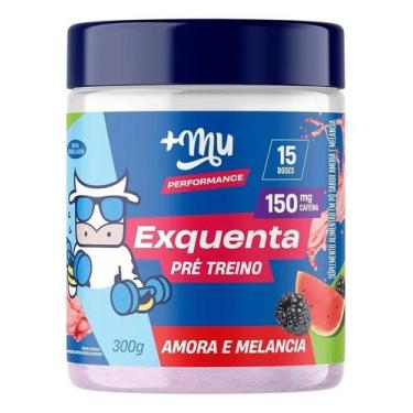 Imagem de Pré-Treino +Mu Exquenta Sabor Amora e Melancia 300g Palatino - Congrat