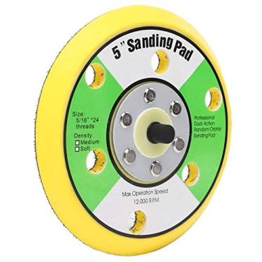Imagem de Almofada de lixa, 5 pol. Operação com uma mão Lixadeira compacta de apoio Bom polimento Robusto para lixar bordas e superfícies