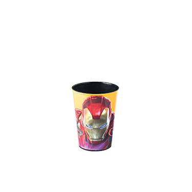 Imagem de Copo 320 Ml Avengers Homem De Ferro Plasútil Amarelo