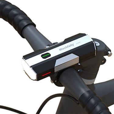 Imagem de Luz de bicicleta, farol de bicicleta recarregável por USB de 700 lúmens, luz de bicicleta de 4000 mAh, bateria de ciclismo, luz de bicicleta à prova d'água