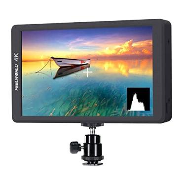 Imagem de FEELWORLD F570 5,7" monitor 4K na câmera com entrada/saída HDMI IPS Full HD 1920x1080 invólucro de alumínio robusto