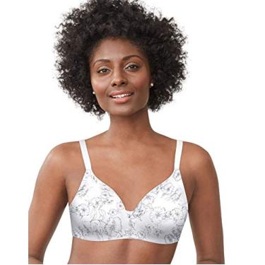Imagem de Bali Sutiã feminino One Smooth U Eversmooth com aro DF6560, Impressão de contorno a jato branca/privada, 42DD
