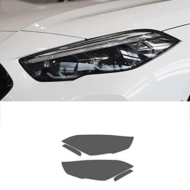 Imagem de MVMTVT Película protetora de farol de carro com luz frontal fumado TPU adesivo para BMW F30 G20 F40 F22 F32 F10 G30 G32 G11 G15 F34 F07 Acessórios