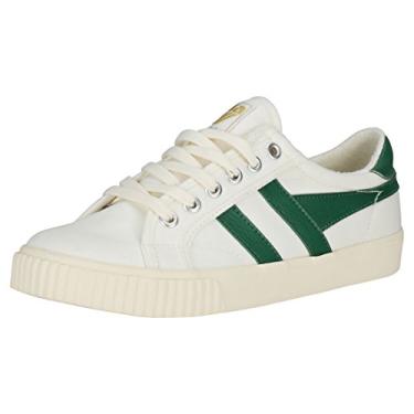 Imagem de Gola Tênis de Cano Baixo Feminino, Branco Off White Verde Escuro Wn, 9