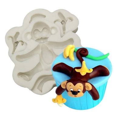 Imagem de Molde De Silicone Macaco