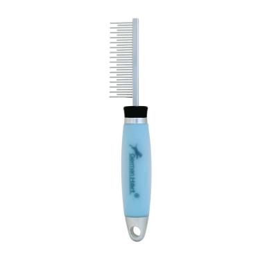 Imagem de Pente Dentes Alternados Germanhart Cabo Gel Azul Para Cães