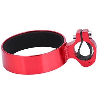 Imagem de suporte para garrafa de água para bicicleta,Suporte para copo de bicicleta,garrafa de água para bicicleta de liga de alumínio para chá e café gaiola acessório de cicli(Red)