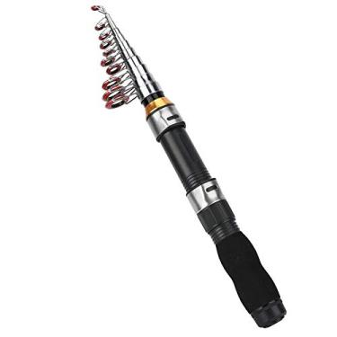 Imagem de vara de mar pequena port¨¢til vara curta de pesca no gelo Mini ferramentas de pesca de mar para pesca de truta de salm?o baixo(2.3M),Mini vara de pesca, Varas de pesca do mar Vara telesc¡§?pica D