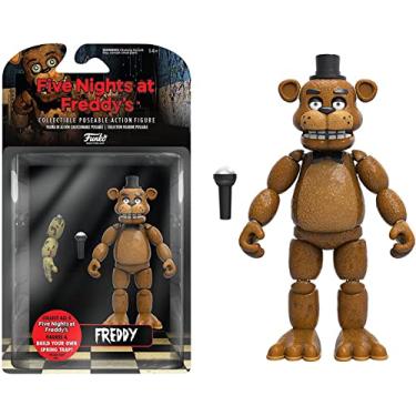 Kit 5 Bonecos Animatronics Five Nights At Freddy's Security em