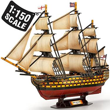 Imagem de Quebra Cabeça 3D Puzzle Navio HMS Victory - Cubic Fun