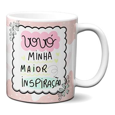 Imagem de Caneca Presente Dia Dos Avós Vovó Minha Maior Inspiração (Branca)