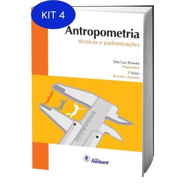 Imagem de Kit 4 Livro Antropometria - Técnicas E Padronizações