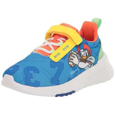 Imagem de adidas Tênis de corrida unissex infantil Racer Tr21, Pulse Azul/Ftwr Branco/Laranja Impacto (Mickey Mouse), 3 Infant