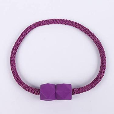 Imagem de Fivela simples fivela de cortina sem instalação de cortina de cortina acessórios fivela de cortina suportes de cortina tiebacks de cortina, T8,1 Pçs