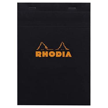 Imagem de Rhodia Bloco de papel francês clássico gráfico 15 x 21 cm preto (162009C)