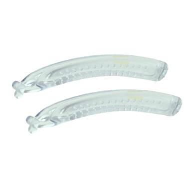 Imagem de Parcelona – Conjunto de 2 presilhas de cabelo de banana para rabo de cavalo com 3 3/4 polegadas transparentes