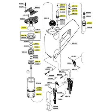 Imagem de Novo kit de substituição de anel de vedação para prego de moldura Senco SN4 SN IV