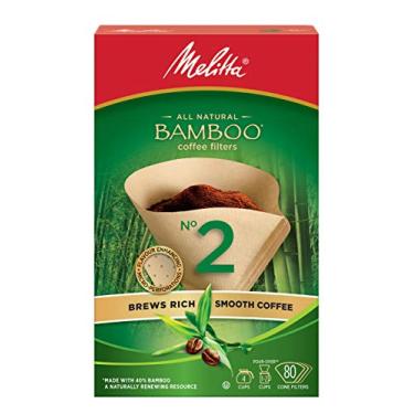 Imagem de Pacote com 80 filtros para cafeteira de cone número 2