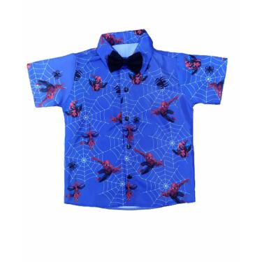 Imagem de Camisa Temática Infantil Masculina - Tema Homem Aranha