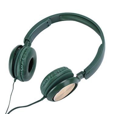 Imagem de Fones de ouvido over-ear, fone de ouvido sem fio fone de ouvido estéreo para jogos para PC laptop, PSP, tablet, computador, telefone celular(Verde)