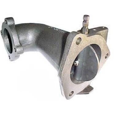 Imagem de COTOVELO CURVA C FLANGE TURBINA FREIO QUADRADA MB OM352A 366 1418 1618 1621