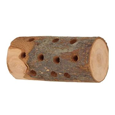 Imagem de Parrot Wood Stick Resistente à Mordida Hamster Log Brinquedo de Mascar Pequeno Animal Atraente para Chinchila (S)