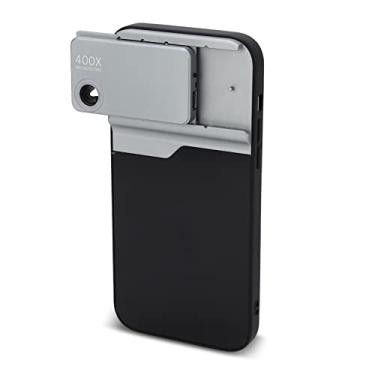 Imagem de Lente de Microscópio 400x, Acessórios de Câmera de Microscópio Digital Portátil para Smartphone, Lente de Microscópio HD Pequeno, Mini Lente de Microscópio para Telefone,