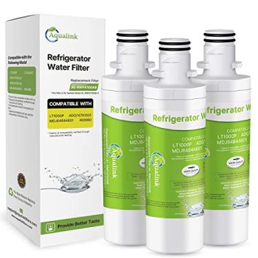 Imagem de AQUALINK ADQ747935 substituição para LG LT1000P MDJ64844601, Kenmore Elite 46 9980, ADQ74793501, LT1000, LT1000PC, ADQ74793502, LMXS28626S, LMXC23796S, LFXS26S, LFXS26S, LFXS26S, LFXS26S, 6973D Filtro de água da geladeira, pacote com 3