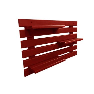 Imagem de Floreira Vertical Madeira Alce Couch Vaso Parede Vermelho 90cm