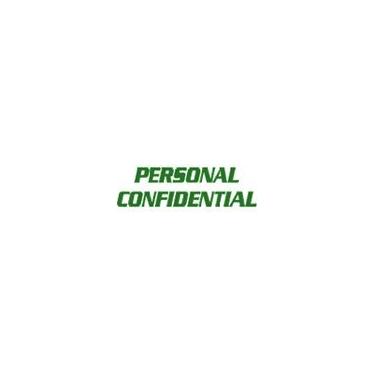 Imagem de Carimbo de autotintagem pessoal confiante, verde