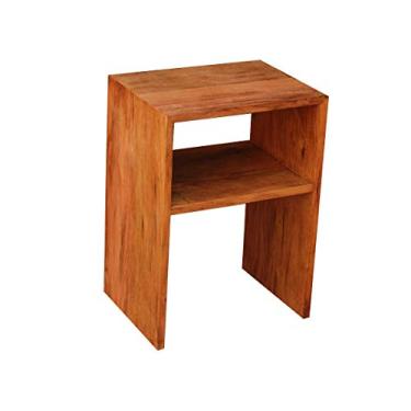 Imagem de Mesa de Cabeceira Em Madeira De Demolição Medindo 40x30x53