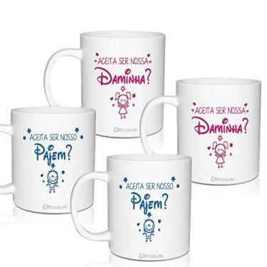 Imagem de 4 Canecas Convite Personalizadas para Pajem e Daminha - Disney