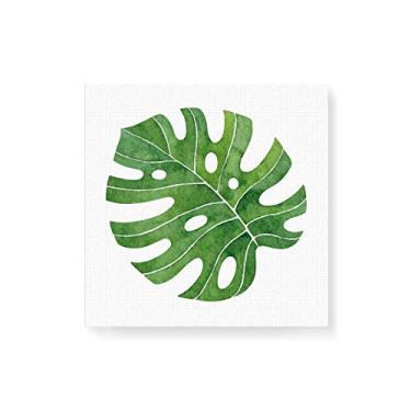 Imagem de Arte Maníacos Quadro Decorativo em Tela Canvas Folha Costela de Adão Furos - 30x30cm