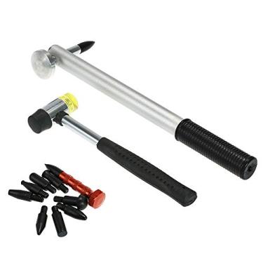 Imagem de Tickas Paintless Dent Reparação Ferramenta de Remoção de Dente Martelo Derrubar Torneira Pen 9 Pcs Cabeça