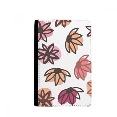 Imagem de Petal Abstract Plants Art Pattern Porta-passaporte Notecase Burse Carteira porta-cartões