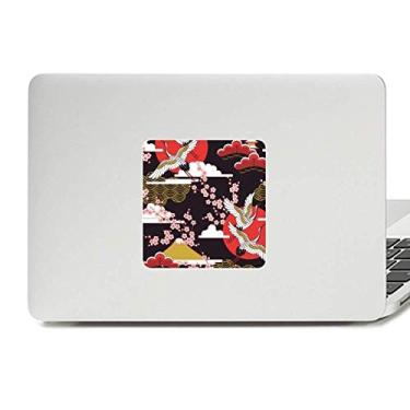 Imagem de Japan Cranes Sakura Cloud Decalque Vinil Paster Laptop Adesivo Decoração PC