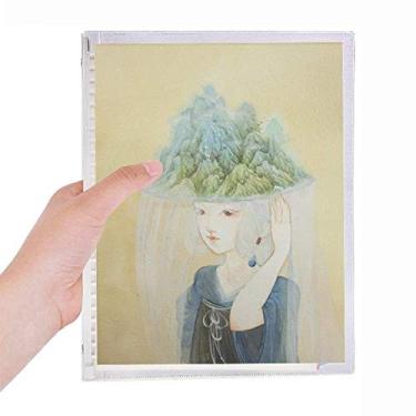 Imagem de Caderno de Ilustrador Antigo Chinês da Hats Beauty com Folhas Soltas e Diário Recarregável