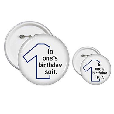 Imagem de Vestidos de aniversário com alfinetes contrastantes, kit de artesanato com botões