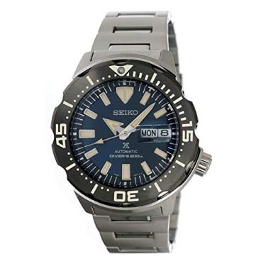 Imagem de SEIKO Masculino Relógio Seiko Prospex Monster Diver'S 200M Automático Com Mostrador Azul Srpd25K1 Prata